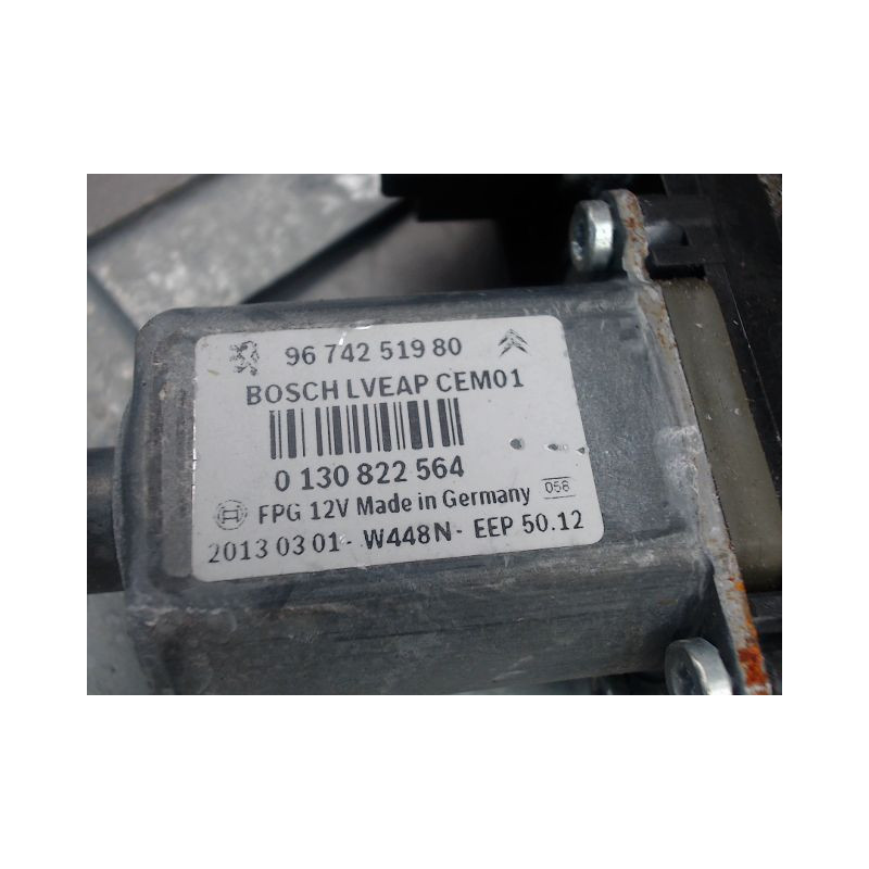 MECANISME LEVE-GLACE AVANT GAUCHE PEUGEOT 208