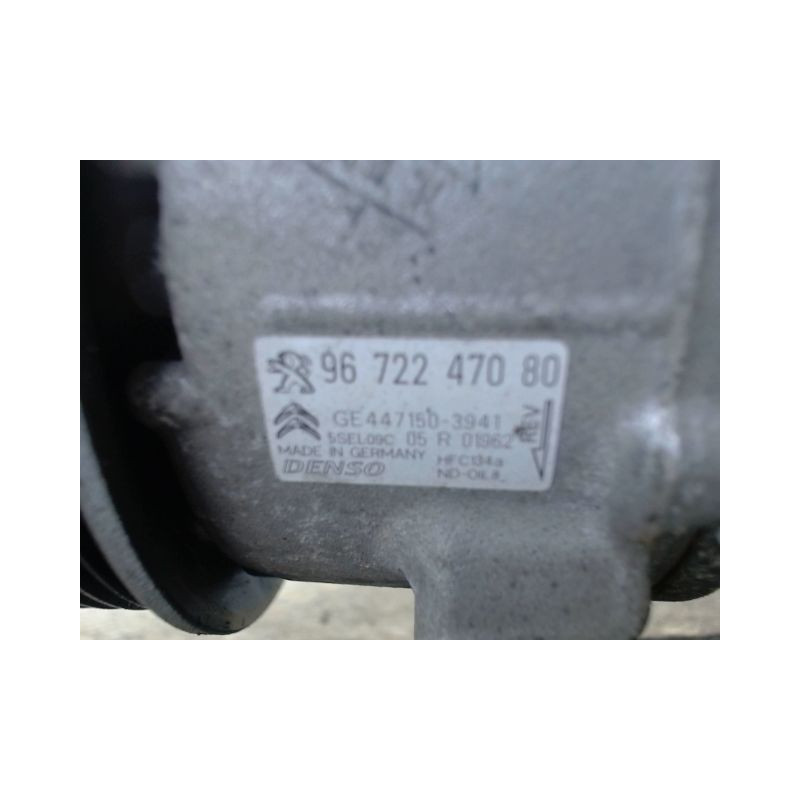 COMPRESSEUR AIR CONDITIONNE CITROEN C3 2009-