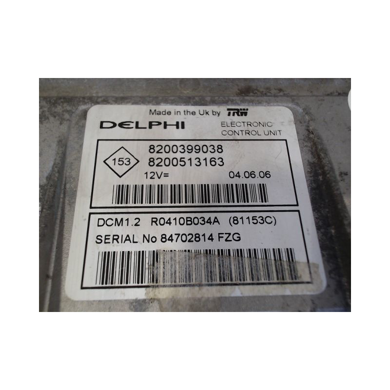 CALCULATEUR MOTEUR RENAULT MEGANE