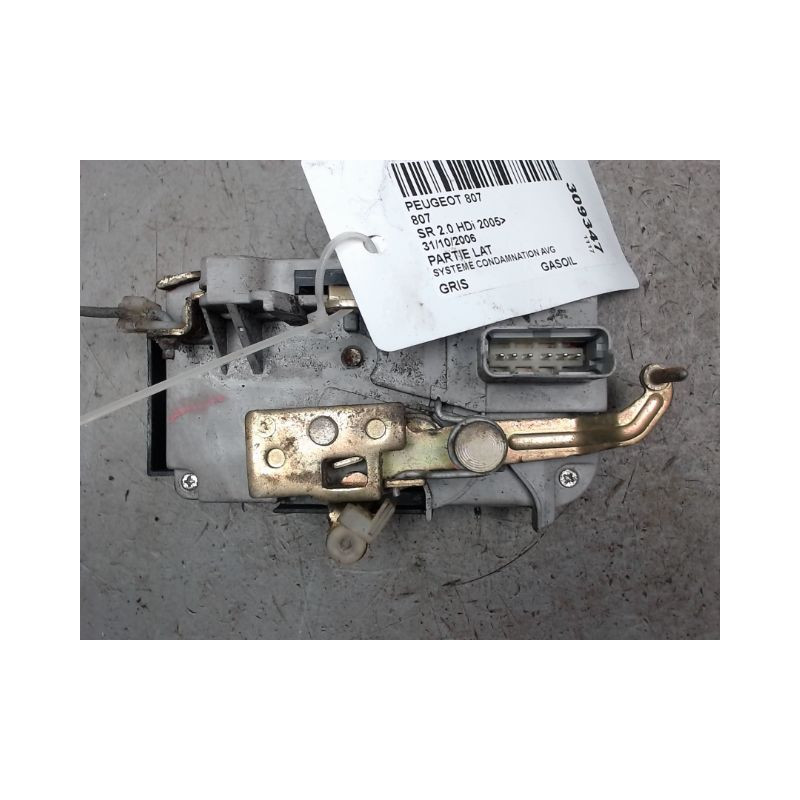 SYSTEME CONDAMNATION AVANT GAUCHE PEUGEOT 807
