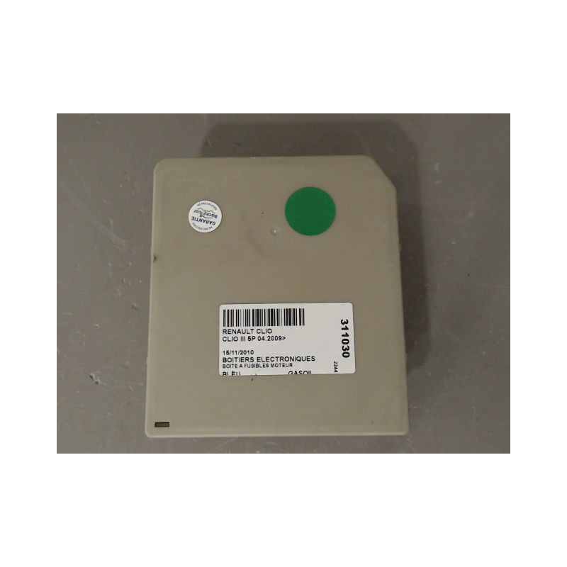 BOITE A FUSIBLES RENAULT CLIO III 2009-