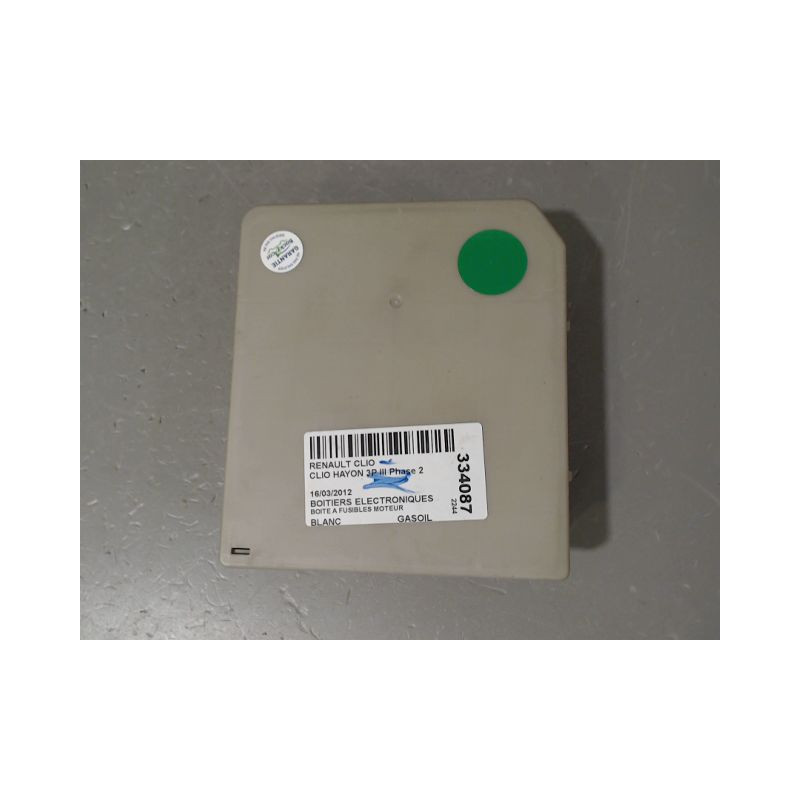 BOITE A FUSIBLES RENAULT CLIO III Phase 2 2009-2014