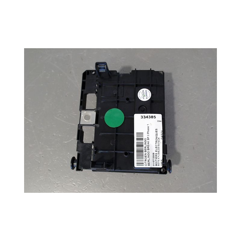 BOITE A FUSIBLES CITROEN BERLINGO BREAK II Phase 1 (B9) 2008-2012
