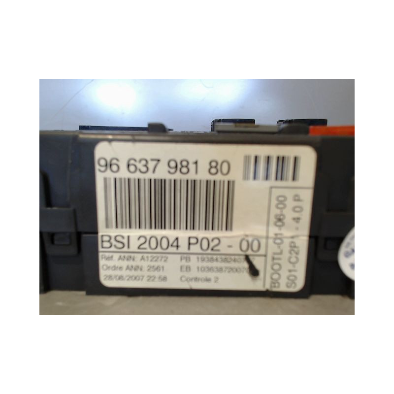 BOITIER GESTION HABITACLE PEUGEOT 308 2007-