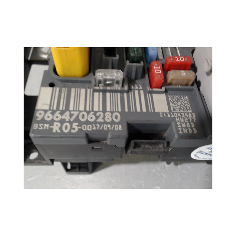 BOITE A FUSIBLES CITROEN BERLINGO II BREAK 2008-