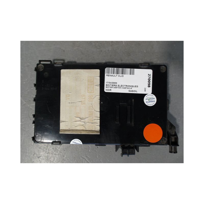 BOITIER GESTION HABITACLE RENAULT CLIO