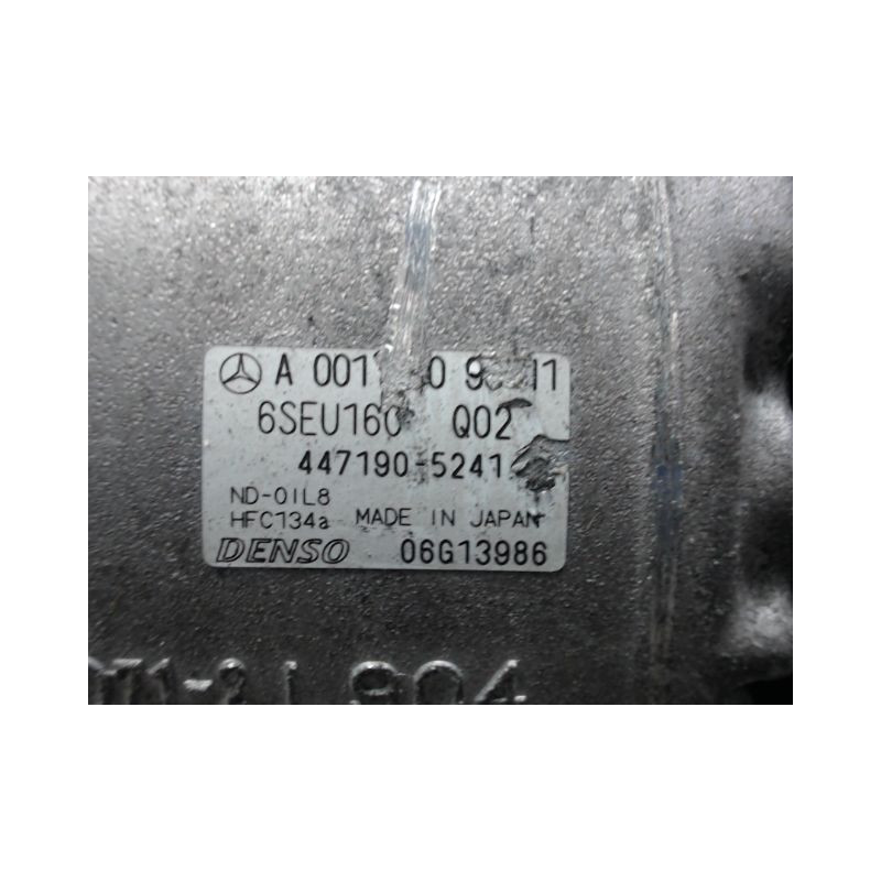 COMPRESSEUR AIR CONDITIONNE MERCEDES CLASSE A 2004-