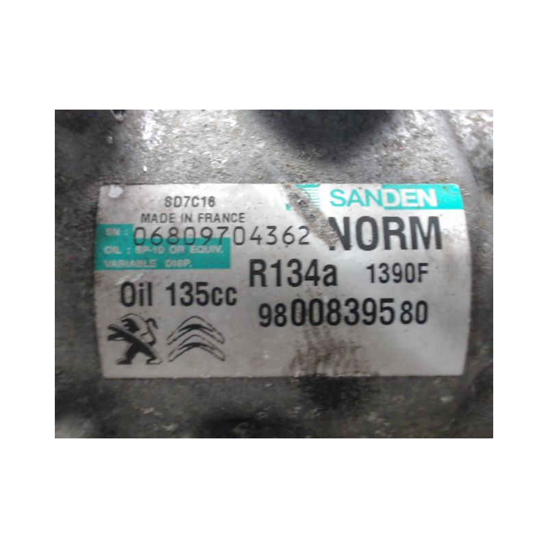 COMPRESSEUR AIR CONDITIONNE CITROEN C4 PICASSO