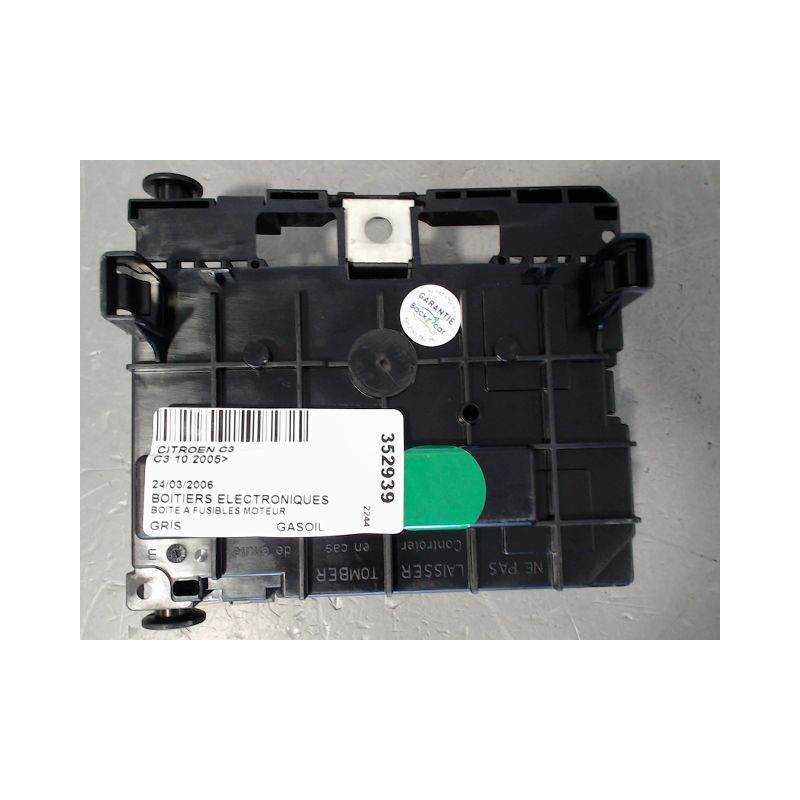 BOITE A FUSIBLES CITROEN C3 2005-
