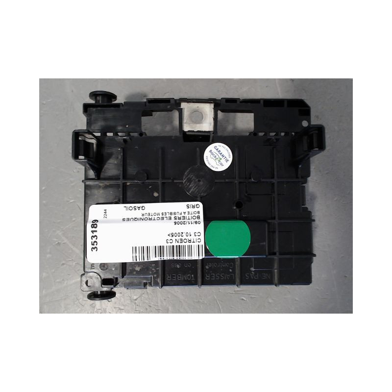 BOITE A FUSIBLES CITROEN C3 2005-