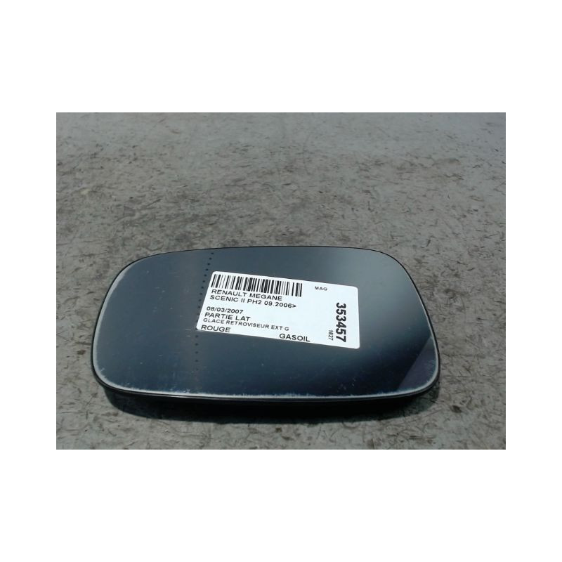 GLACE RETROVISEUR EXT G RENAULT SCENIC II PH2 2006-