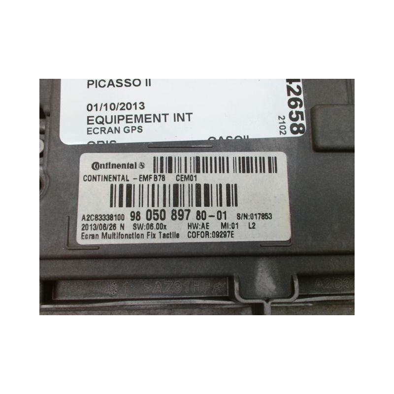 ECRAN GPS CITROEN C4 PICASSO