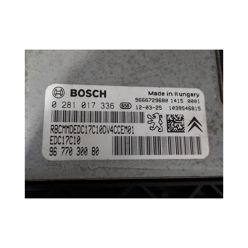 CALCULATEUR MOTEUR PEUGEOT 207
