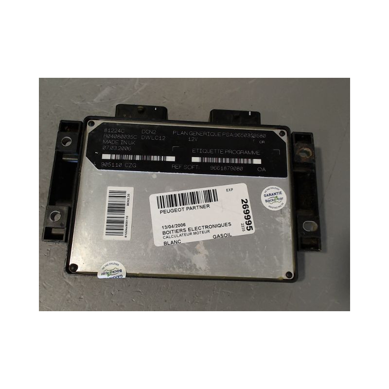 CALCULATEUR MOTEUR PEUGEOT PARTNER