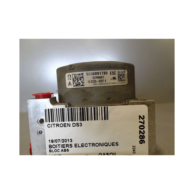 UNITE HYDRAULIQUE ABS CITROEN DS3