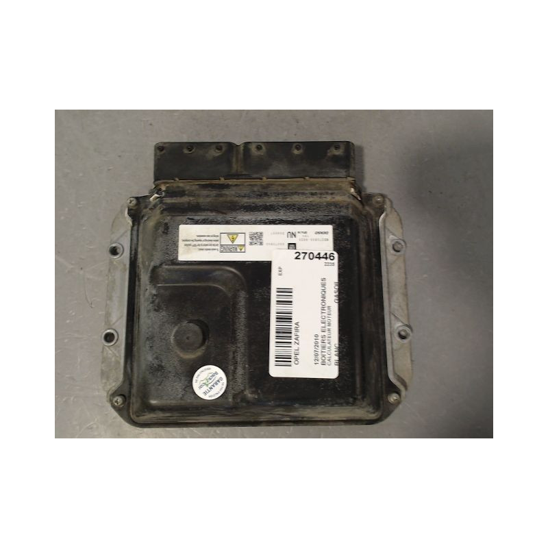 CALCULATEUR MOTEUR OPEL ZAFIRA