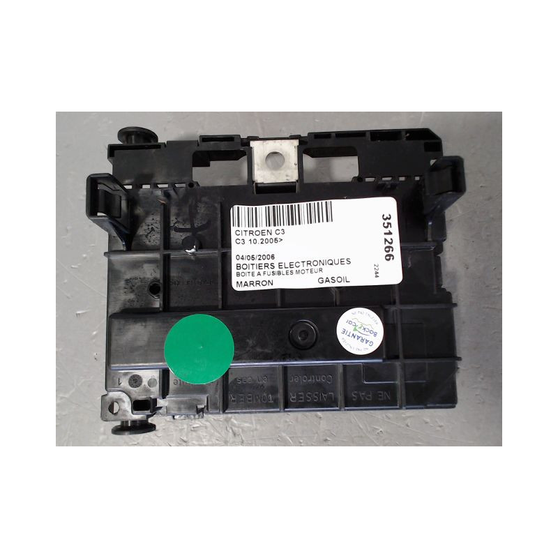 BOITE A FUSIBLES CITROEN C3 2005-