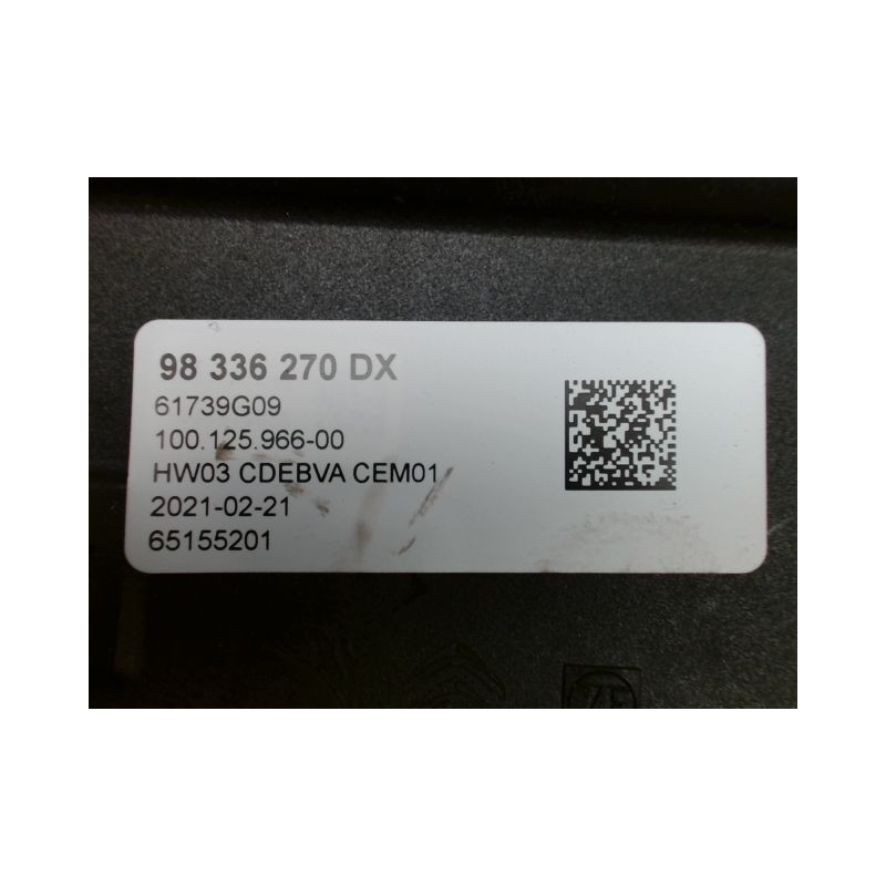 SELECTEUR DE VITESSE CITROEN C5 AIRCR. 1.2 PureTech 130