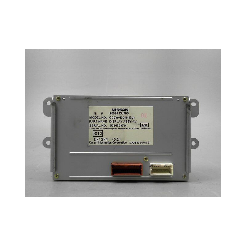 ECRAN GPS NISSAN ALMERA TINO MONOSP. Phase 1 2000-2003