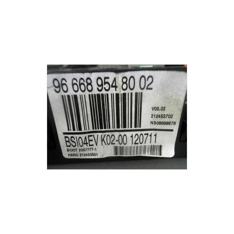 BOITIER GESTION HABITACLE CITROEN C5 II TOURER 2008-