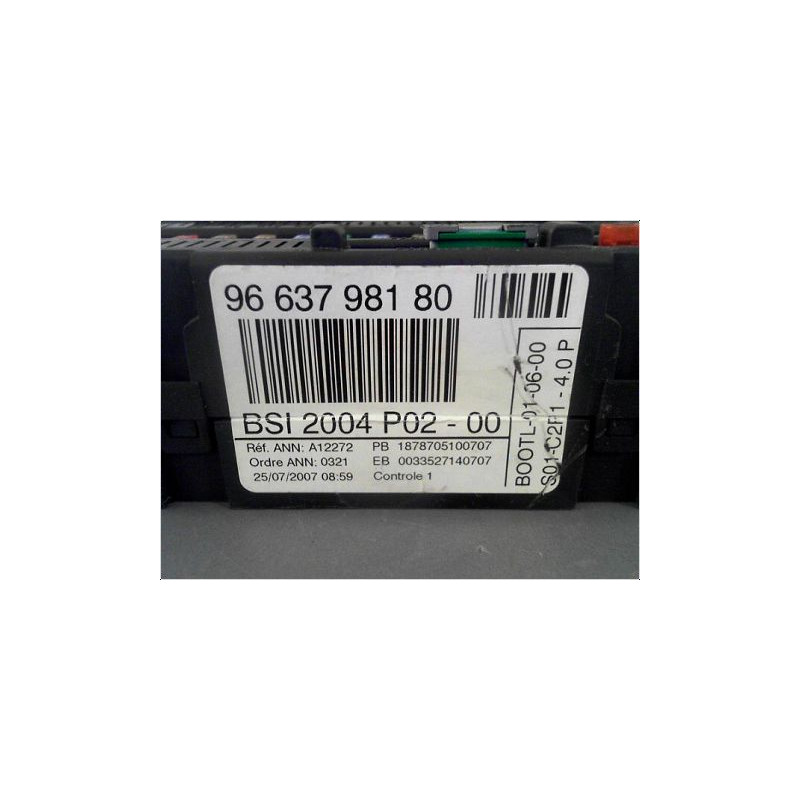 BOITIER GESTION HABITACLE PEUGEOT 308 07-11