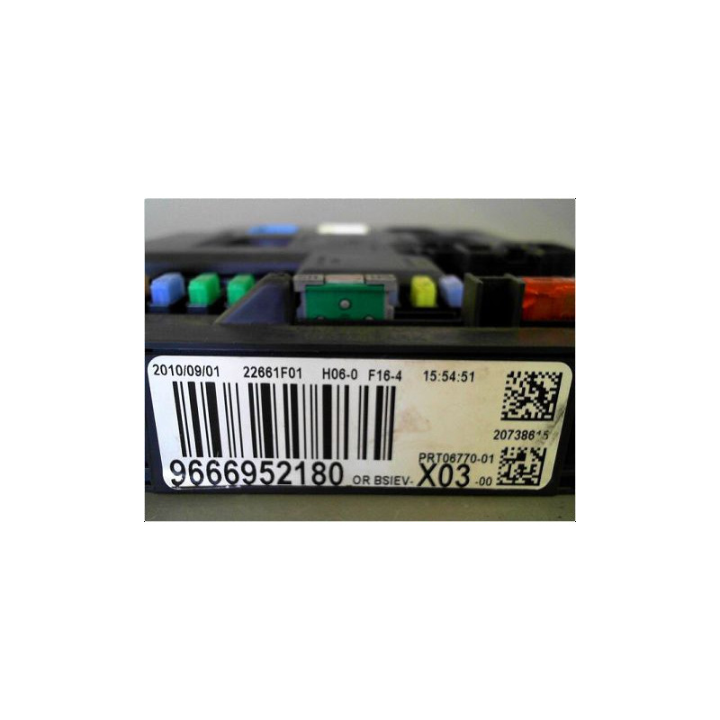 BOITIER GESTION HABITACLE CITROEN C3 II 2009-2012