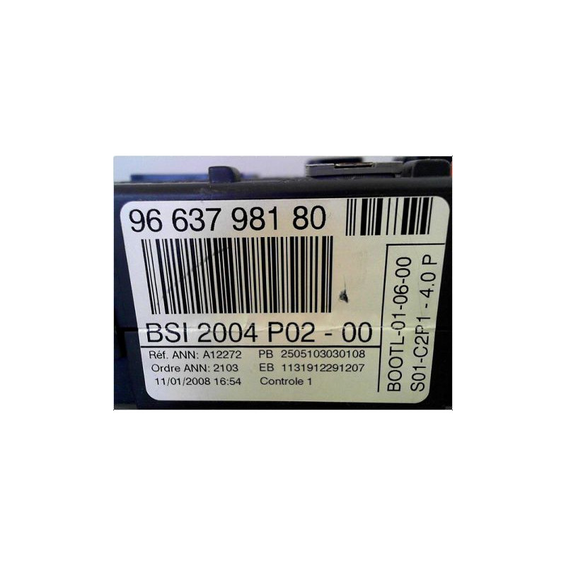 BOITIER GESTION HABITACLE PEUGEOT 308 2007-2011