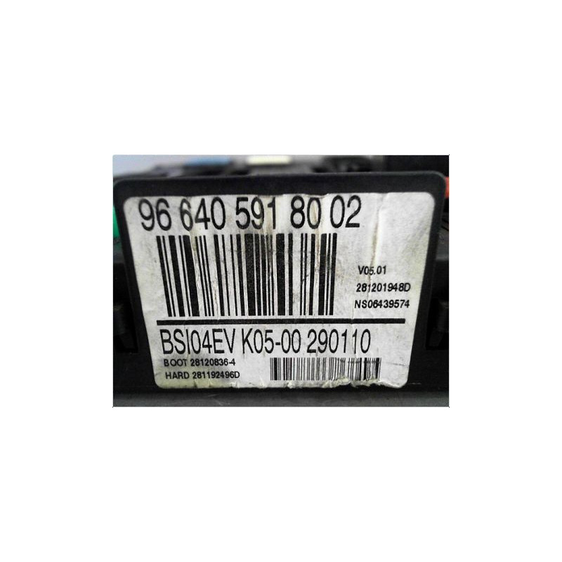 BOITIER GESTION HABITACLE CITROEN C4 PH2 08-10