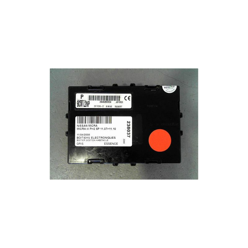 BOITIER GESTION HABITACLE NISSAN MICRA III PH2 07-10