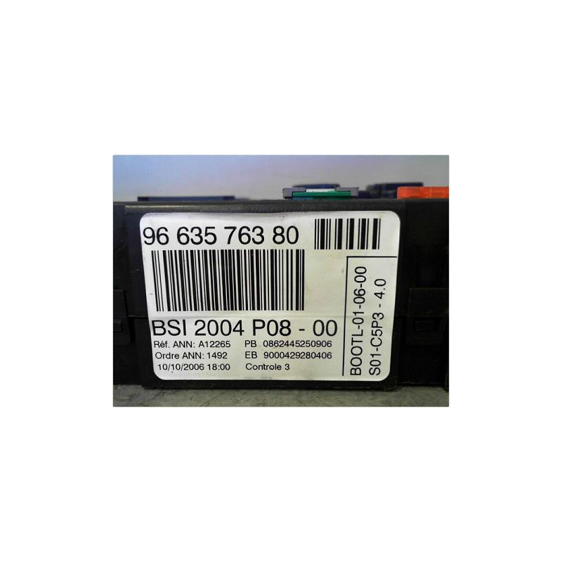 BOITIER GESTION HABITACLE PEUGEOT 207 5P
