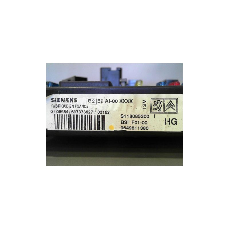 BOITIER GESTION HABITACLE CITROEN C3 PLURIEL 03-08