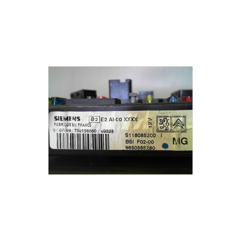 BOITIER GESTION HABITACLE CITROEN C3 2002-2005