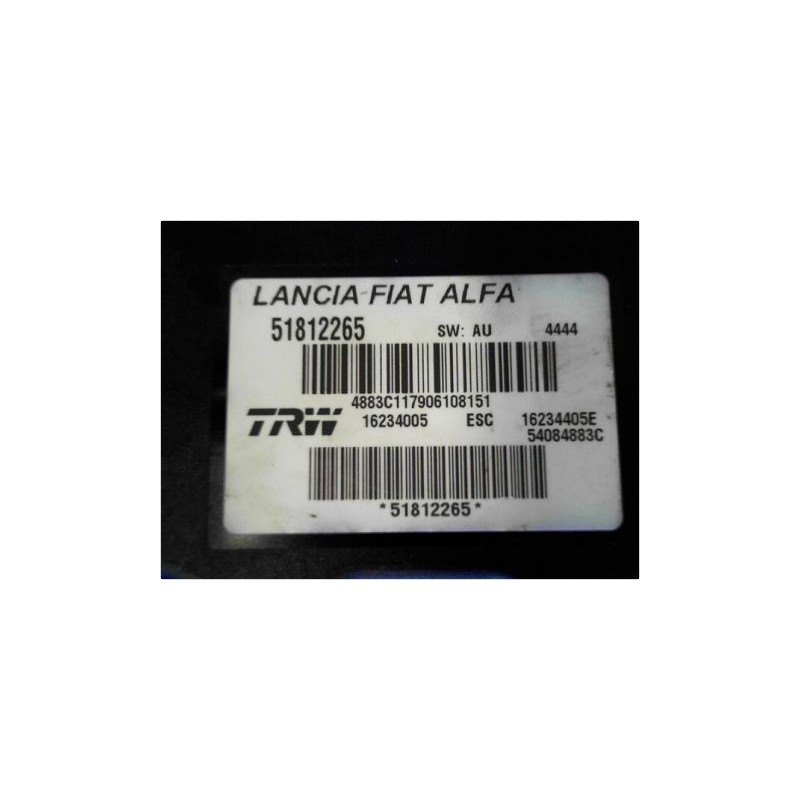 UNITE HYDRAULIQUE ABS ALFA ROMEO 159