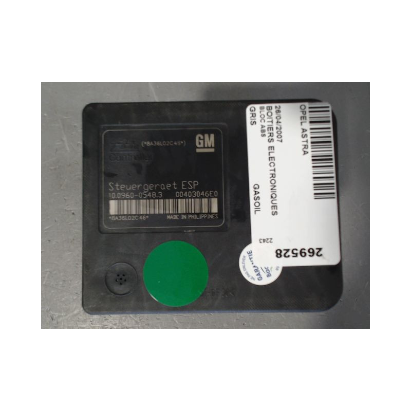 UNITE HYDRAULIQUE ABS OPEL ASTRA