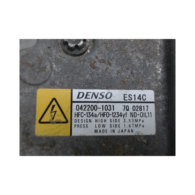 COMPRESSEUR AIR CONDITIONNE TOYOTA AURIS