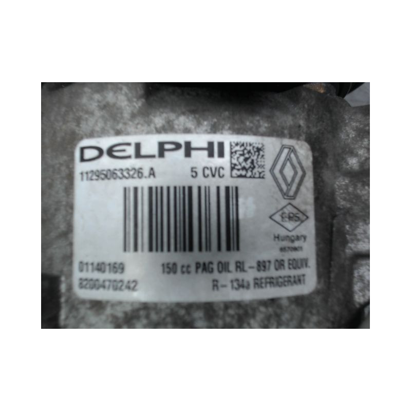 COMPRESSEUR AIR CONDITIONNE RENAULT MEGANE II PH2 2006-