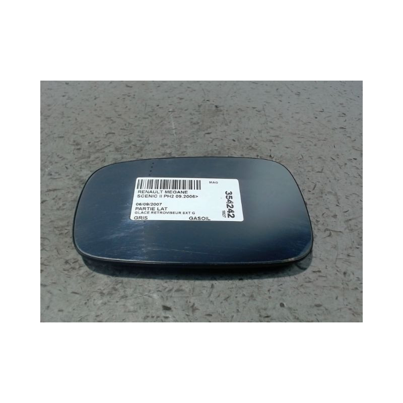 GLACE RETROVISEUR EXT G RENAULT SCENIC II PH2 2006-