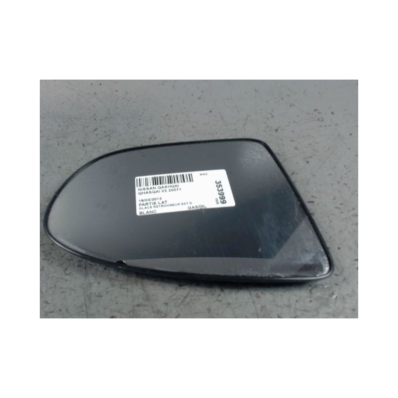 GLACE RETROVISEUR EXT D NISSAN QHASQAI 2007-