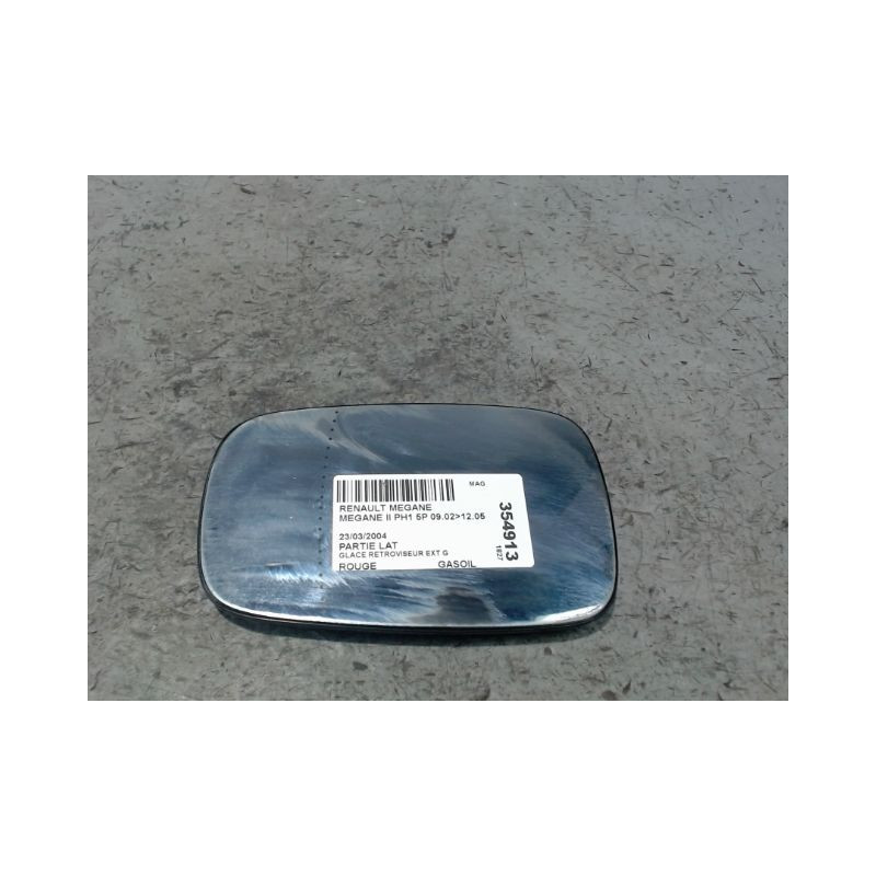 GLACE RETROVISEUR EXT G RENAULT MEGANE II PH1 02-05