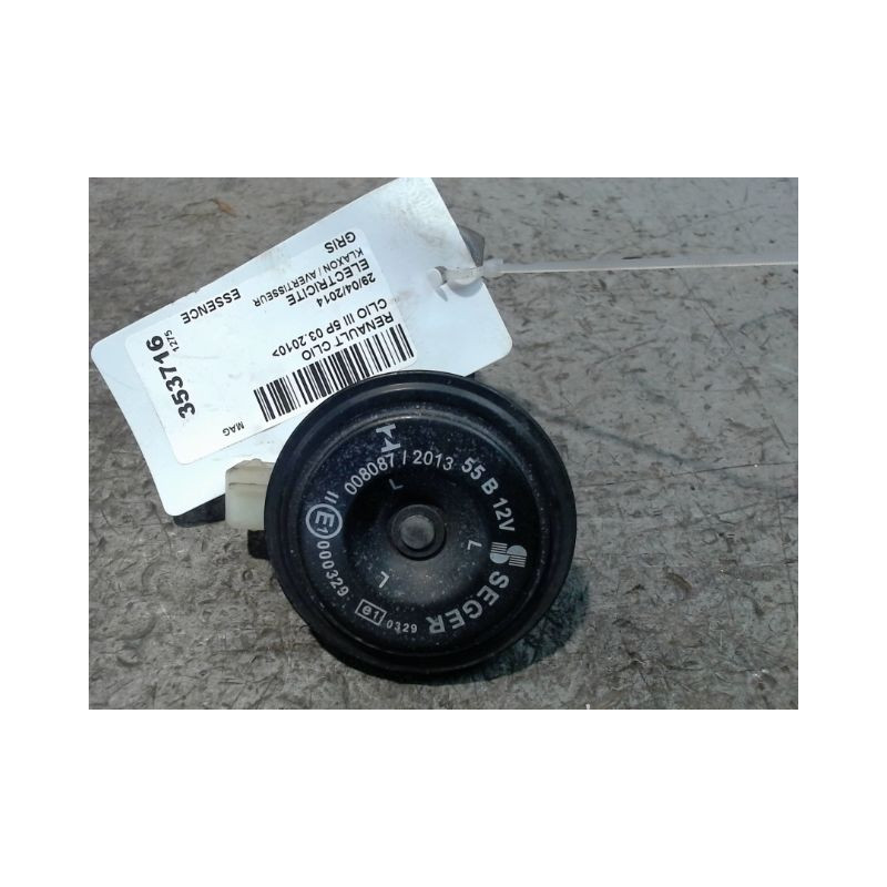 KLAXON / AVERTISSEUR RENAULT CLIO III 2010-