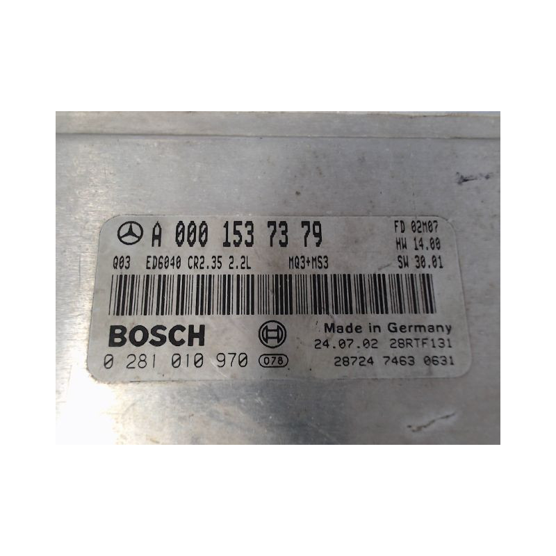 CALCULATEUR MOTEUR MERCEDES SPRINTER MOYEN SURELEVE 00-06