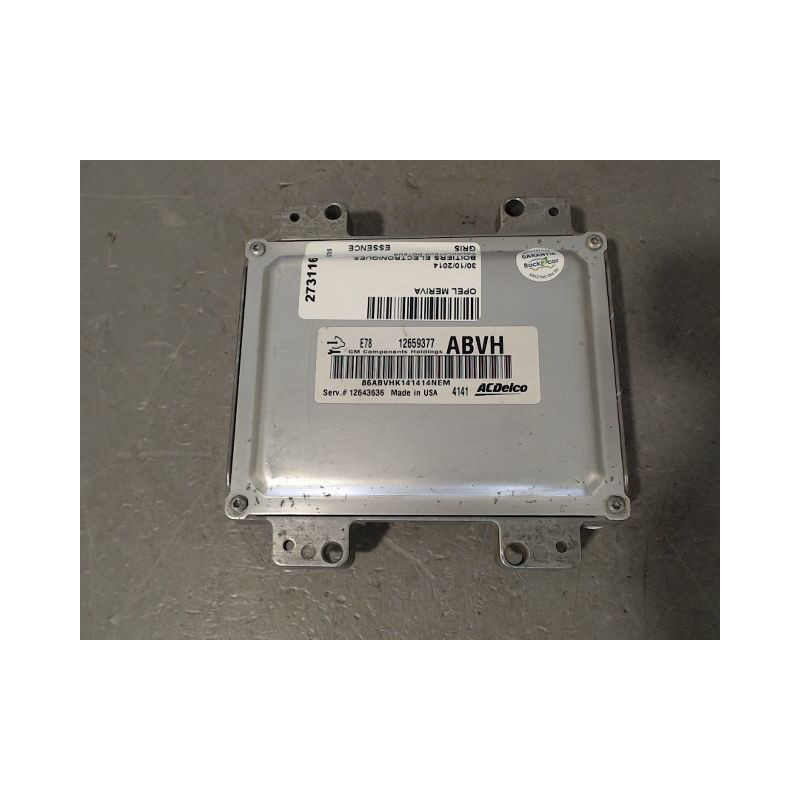 CALCULATEUR MOTEUR OPEL MERIVA