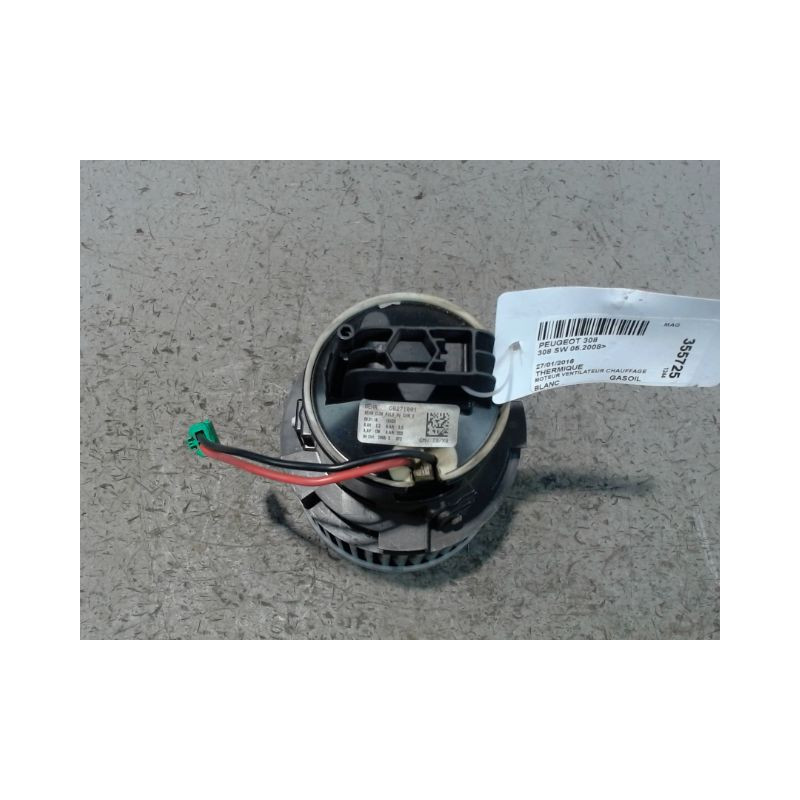 MOTEUR VENTILATEUR CHAUFFAGE PEUGEOT 308 SW 2008-