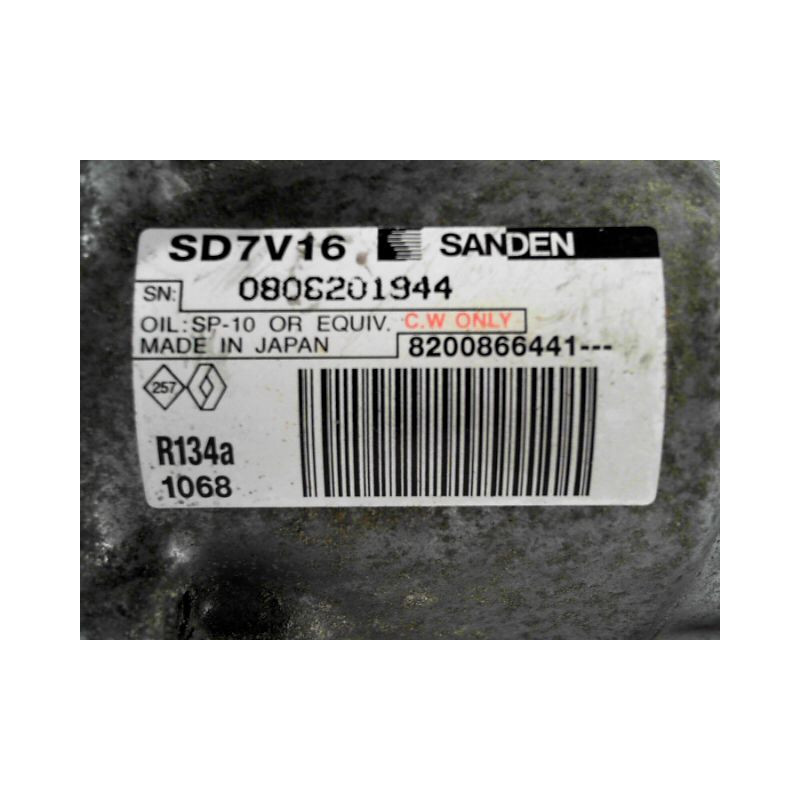 COMPRESSEUR AIR CONDITIONNE DACIA SANDERO 2008-