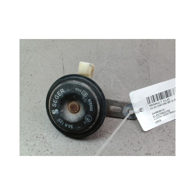 KLAXON / AVERTISSEUR RENAULT CLIO III Phase 2 2009-2014
