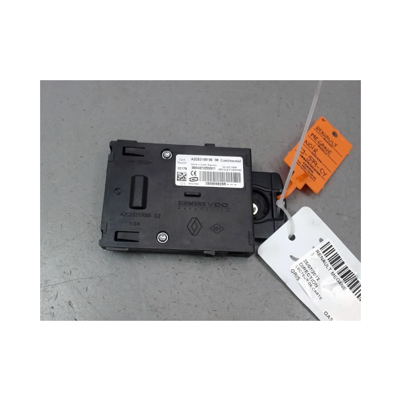 LECTEUR DE CARTE RENAULT MEGANE BREAK III Phase 1 2009-2012