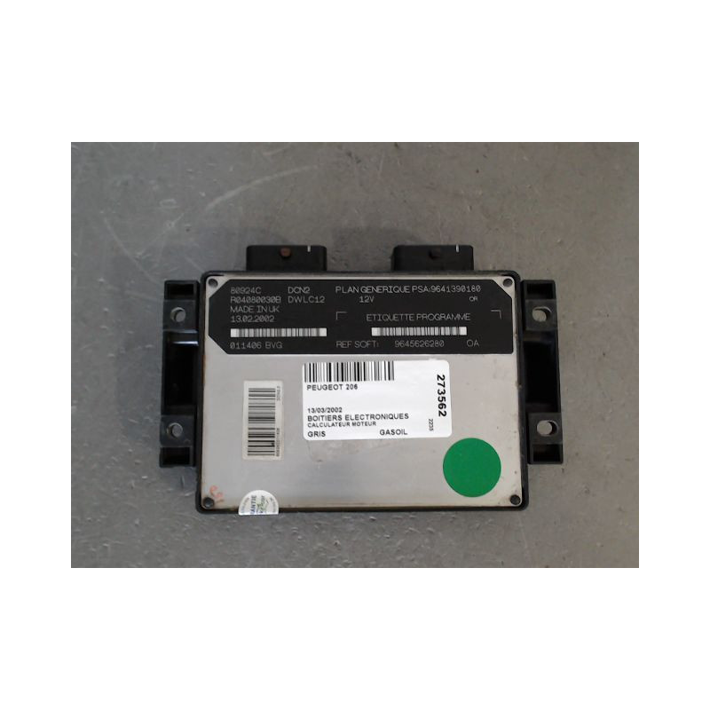 CALCULATEUR MOTEUR PEUGEOT 206