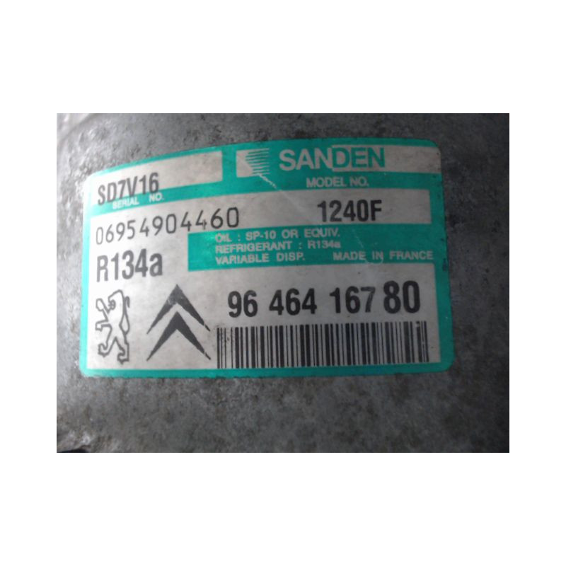 COMPRESSEUR AIR CONDITIONNE CITROEN C5 2001-2004