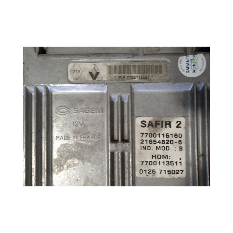 CALCULATEUR MOTEUR RENAULT CLIO II PH.1 98-2001