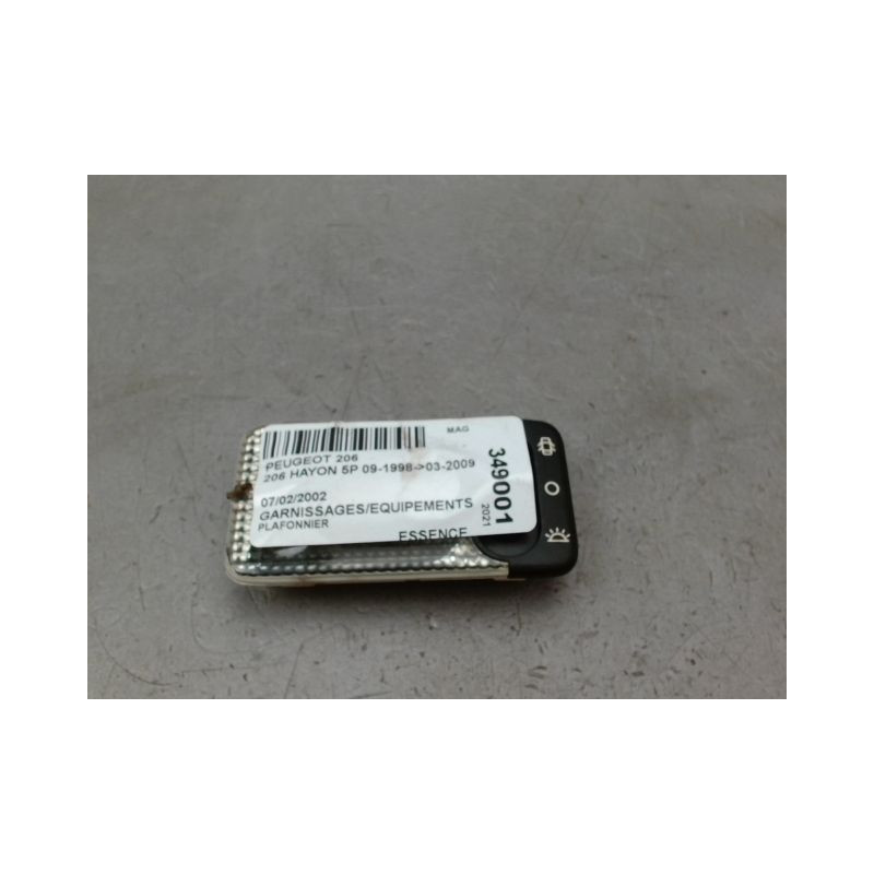 PLAFONNIER PEUGEOT 206 1998-2009
